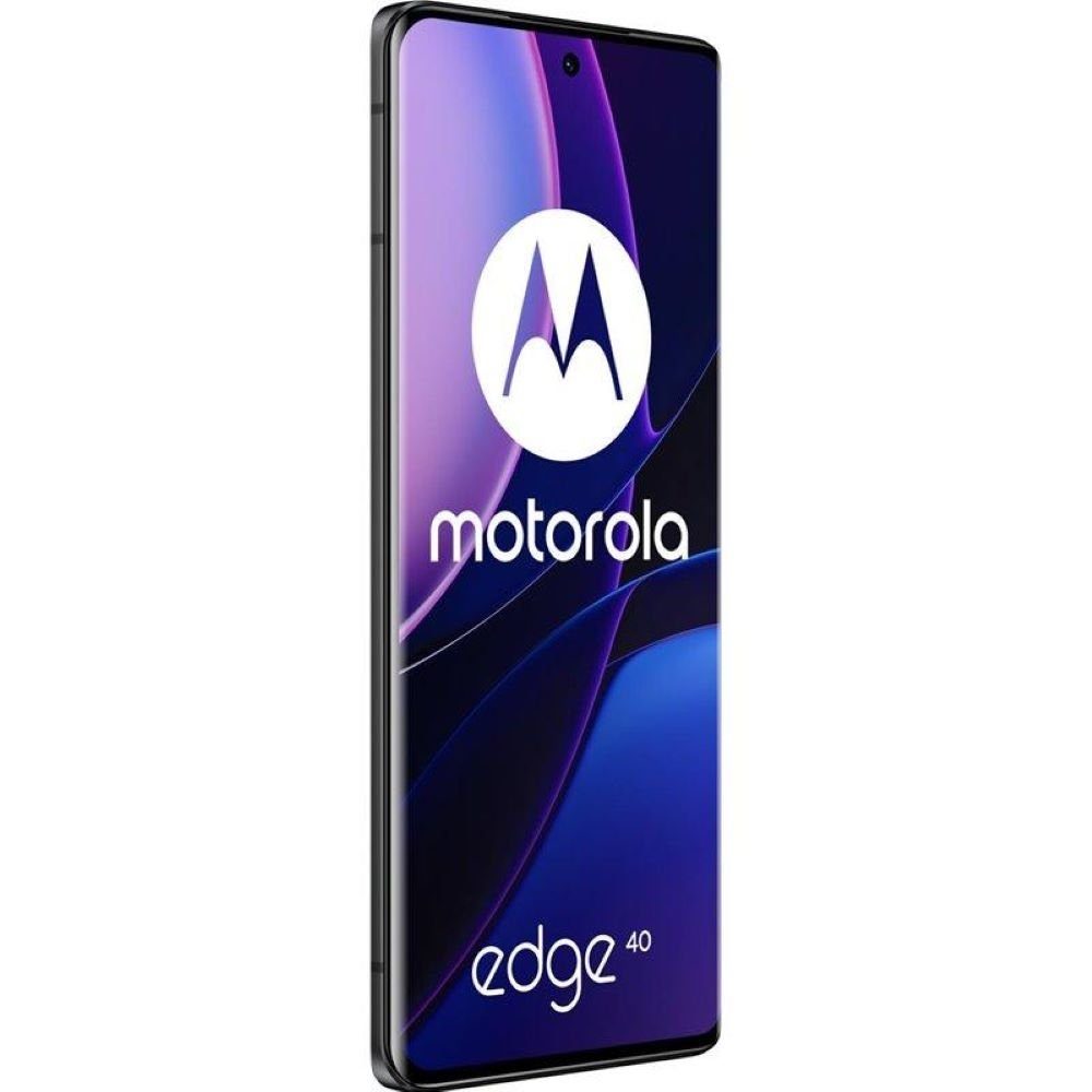 Motorola XT2303-2 Moto Edge 40 5G 256 GB / 8 GB Smartphone eclipse black Smartphone (6,5 Zoll, 256 GB Speicherplatz)