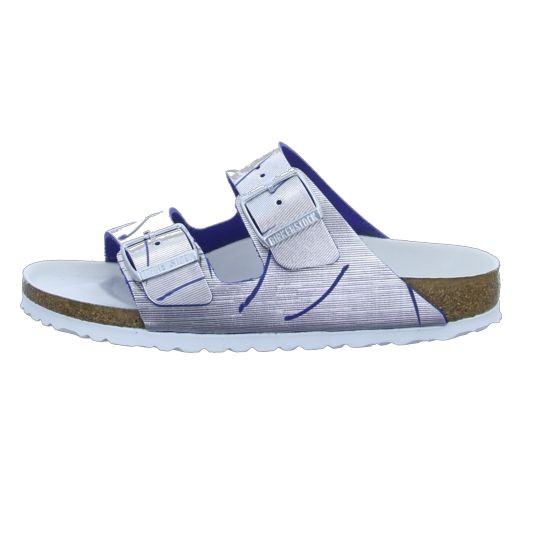BIRKENSTOCK Klassische Sandalen bunt Arizona Rivet Logo Metallic Cuts Ocean