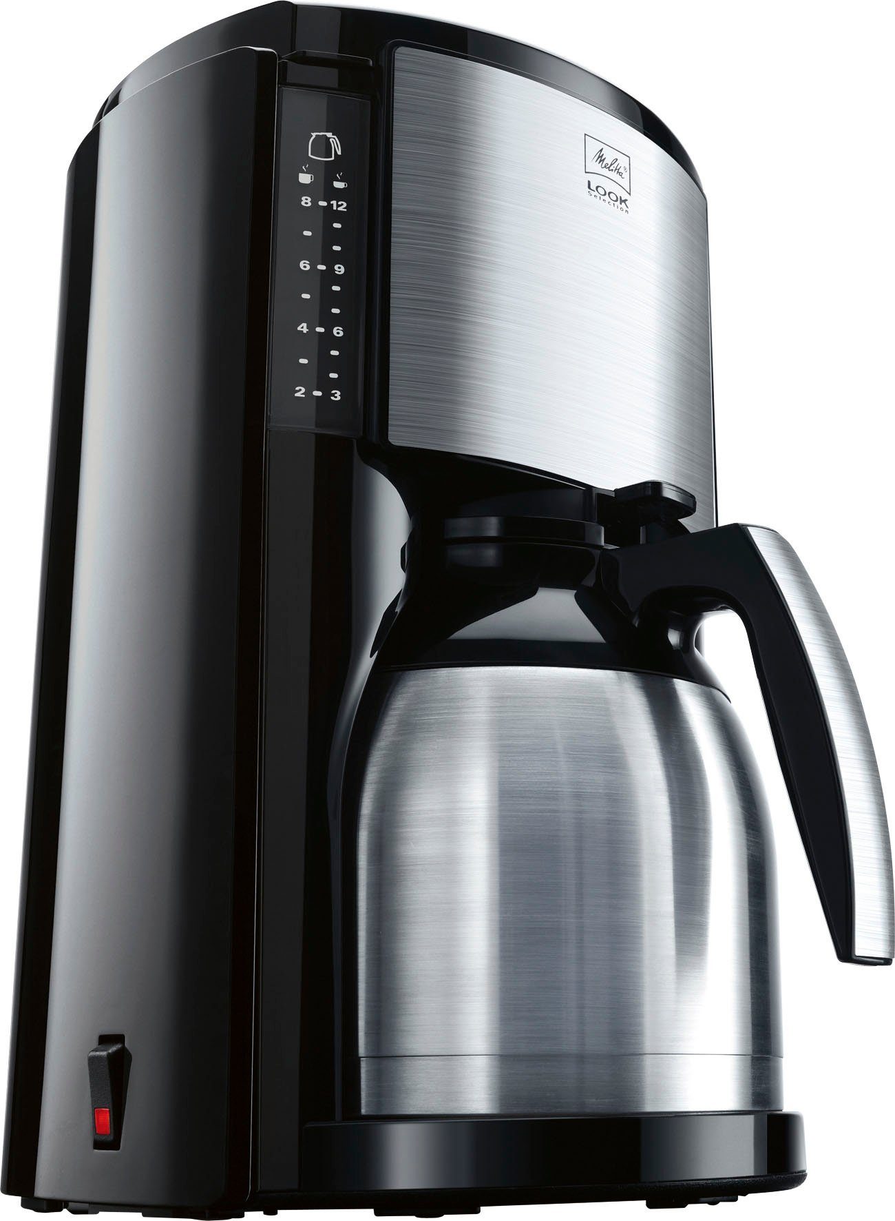 Melitta Filterkaffeemaschine Look® Therm Selection M661, 1,25l Kaffeekanne, Papierfilter 1x4
