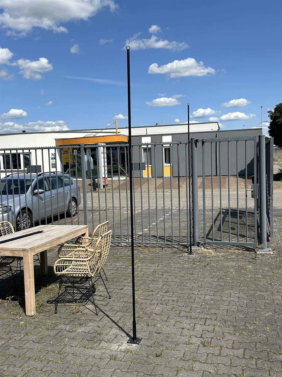Satz Bodenplatten für Lichtmast