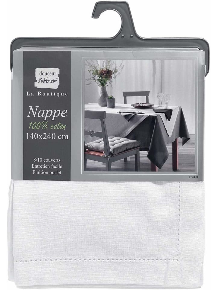 Douceur d’Intérieur Tischdecke in weiß günstig kaufen onesize