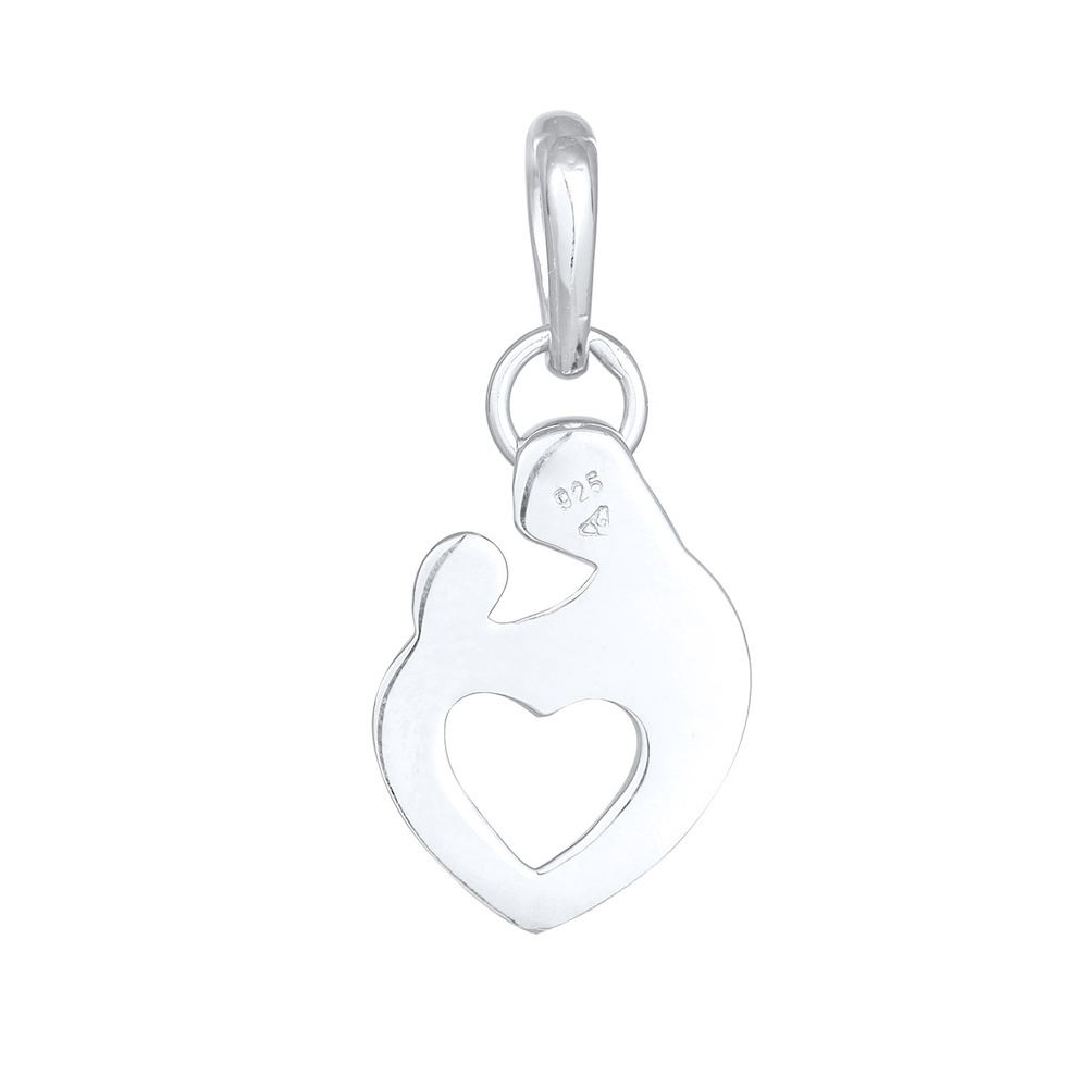Elli Elli Pendentif Femmes pendentif mère enfant amour basique en argent sterling 925 Pendentif