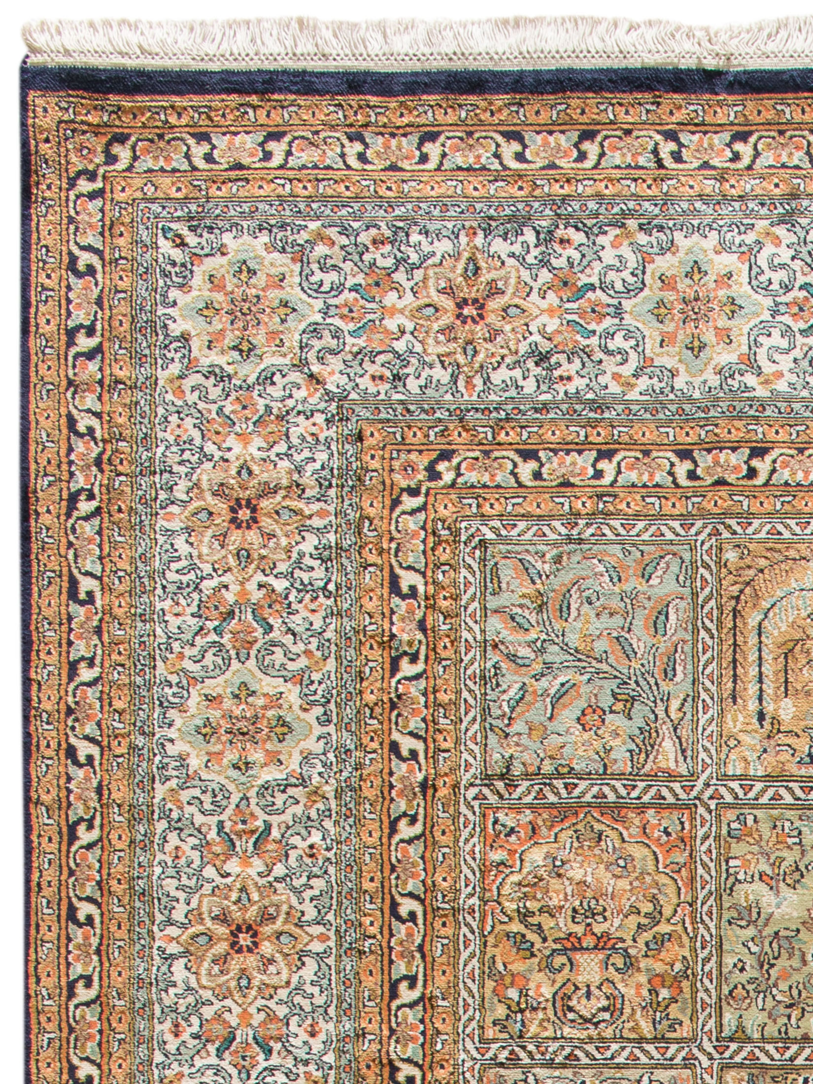 Kaschmir Seide 16/16 ca. 245 x 301 cm, Unikat / Einzelstück