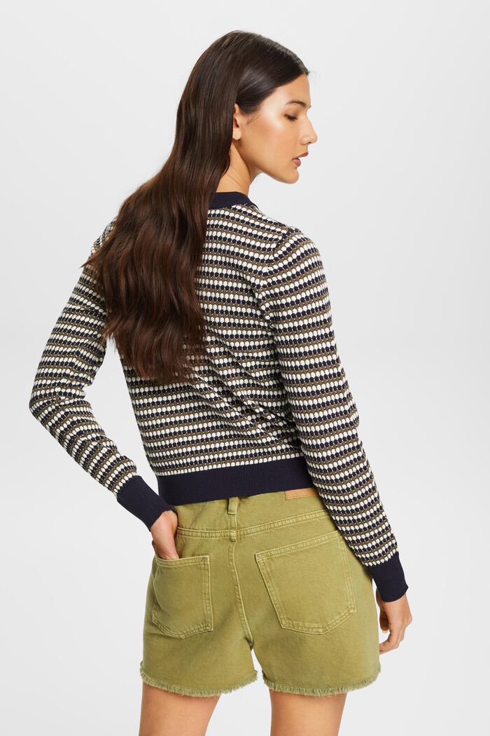 Mehrfarbiger Pullover, Baumwollmix