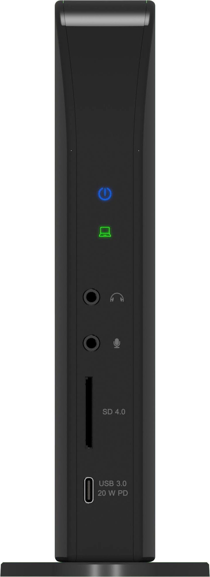 ICY BOX Laptop-Dockingstation ICY BOX USB Type-C DockingStation, mit dreifacher Videoausgabe