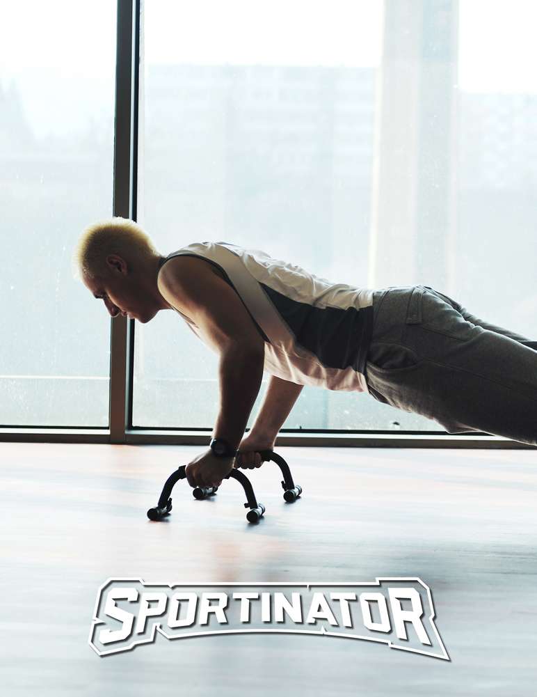 SPORTINATOR Handmuskeltrainer schwarz