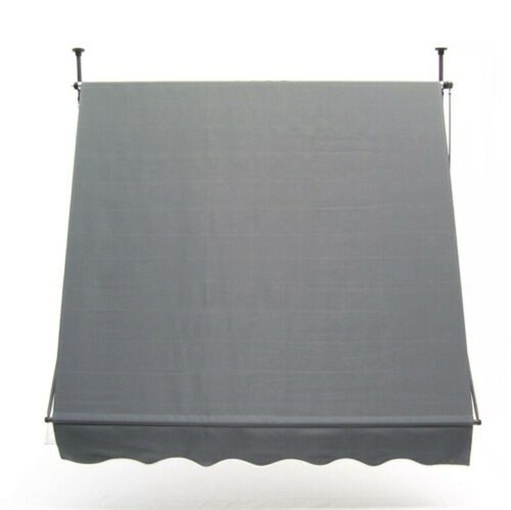 Apex Markise Markise Klemmmarkise 350cm Balkonmarkise Sonnenschutz Handkurbel Einziehbar
