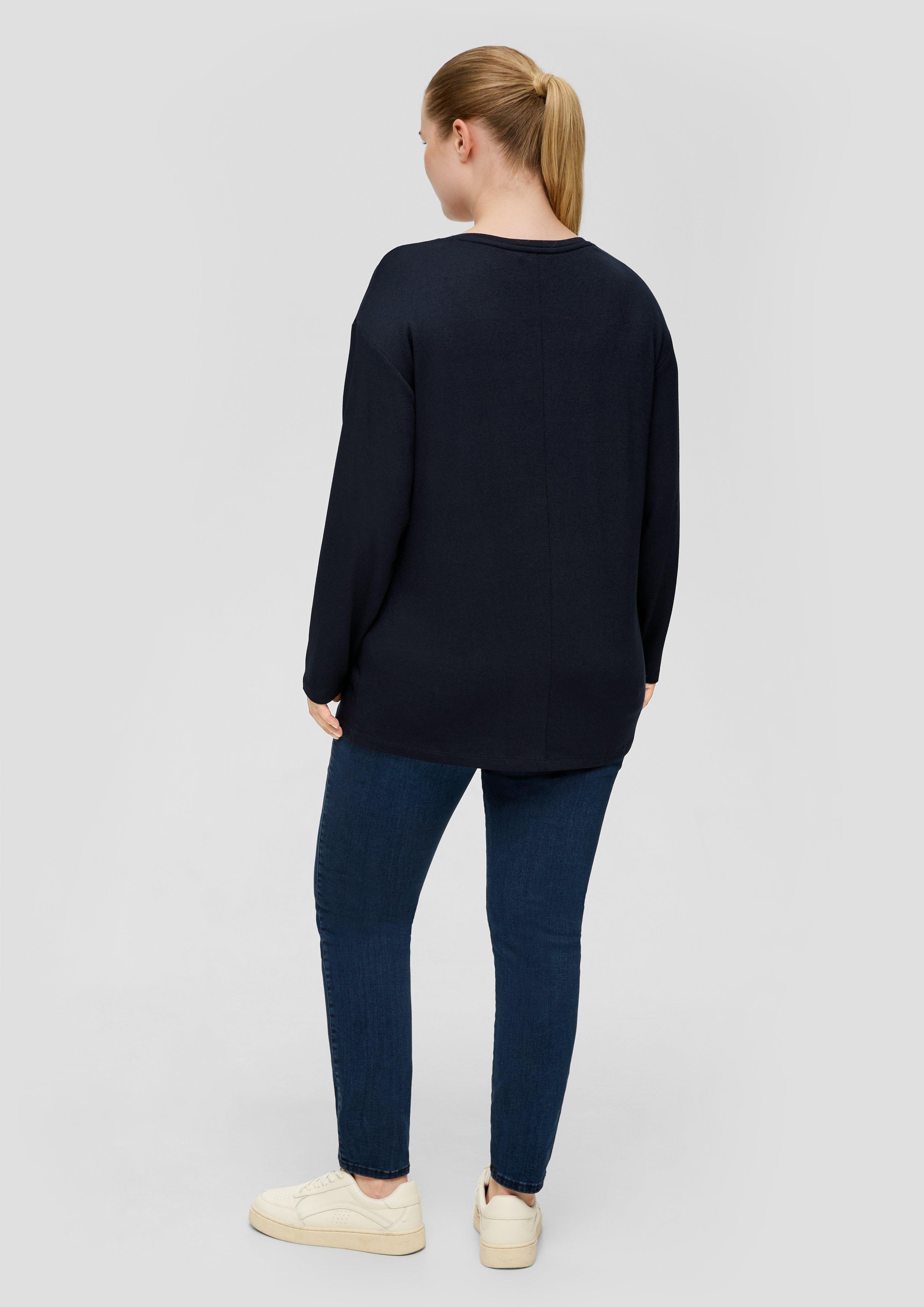 Longsleeve aus Viskosemix  2134801-5959