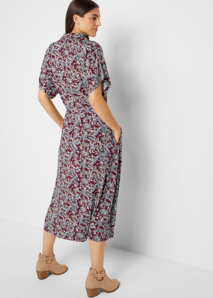 Jerseykleid in Midilänge