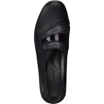 Charmosa Slipper in schwarz