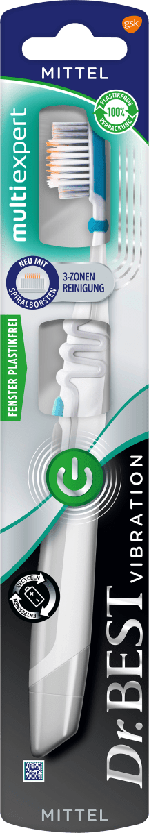 Zahnbürste mit Batterie Vibration Multi Expert mittel, 1 St