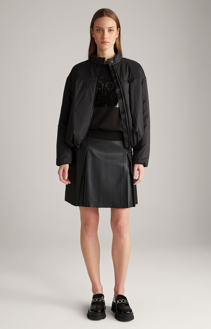 Sweatshirt in Schwarz