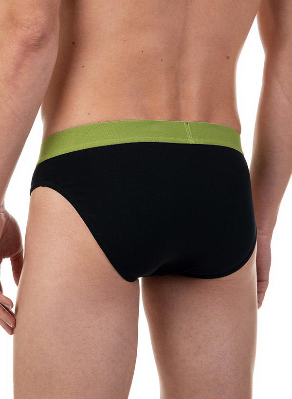 bruno banani, Slips, Baumwoll-Stretch, rauchblau-schwarz