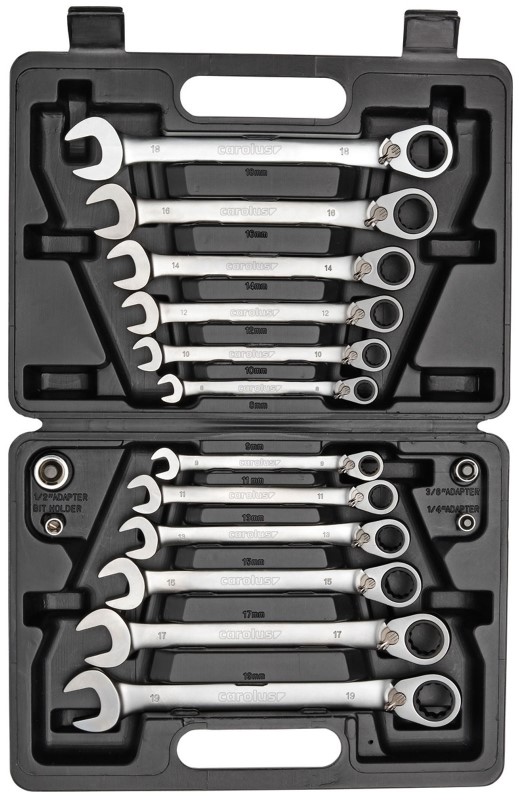 Gedore RED 3300060 R07203016 Ringskraldetopnøglesæt Metrisk 8-19 mm 16-delt