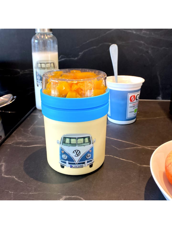 Geda Labels Food to go Becher VW Classic blau 500ml in Beige - 500ml günstig kaufen onesize