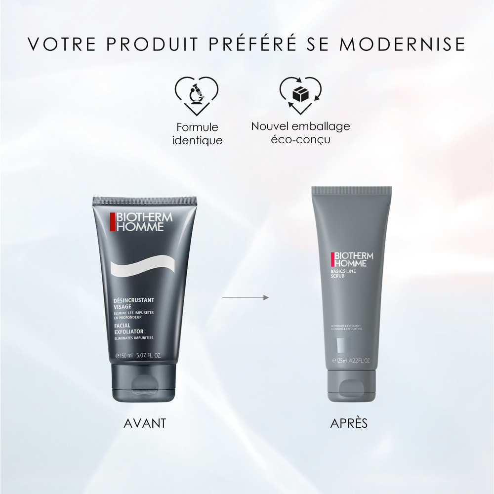 Biotherm Biotherm Homme Gel exfoliant visage pour homme