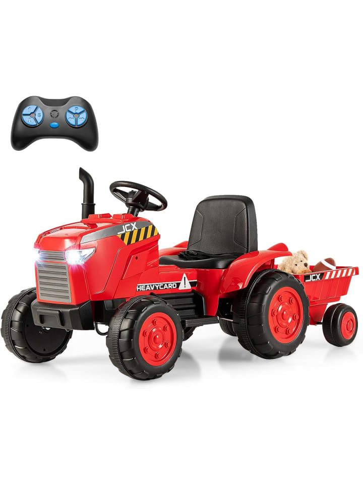 COSTWAY Kindertraktor Elektrisch 3-8 Jahre in Rot günstig kaufen onesize