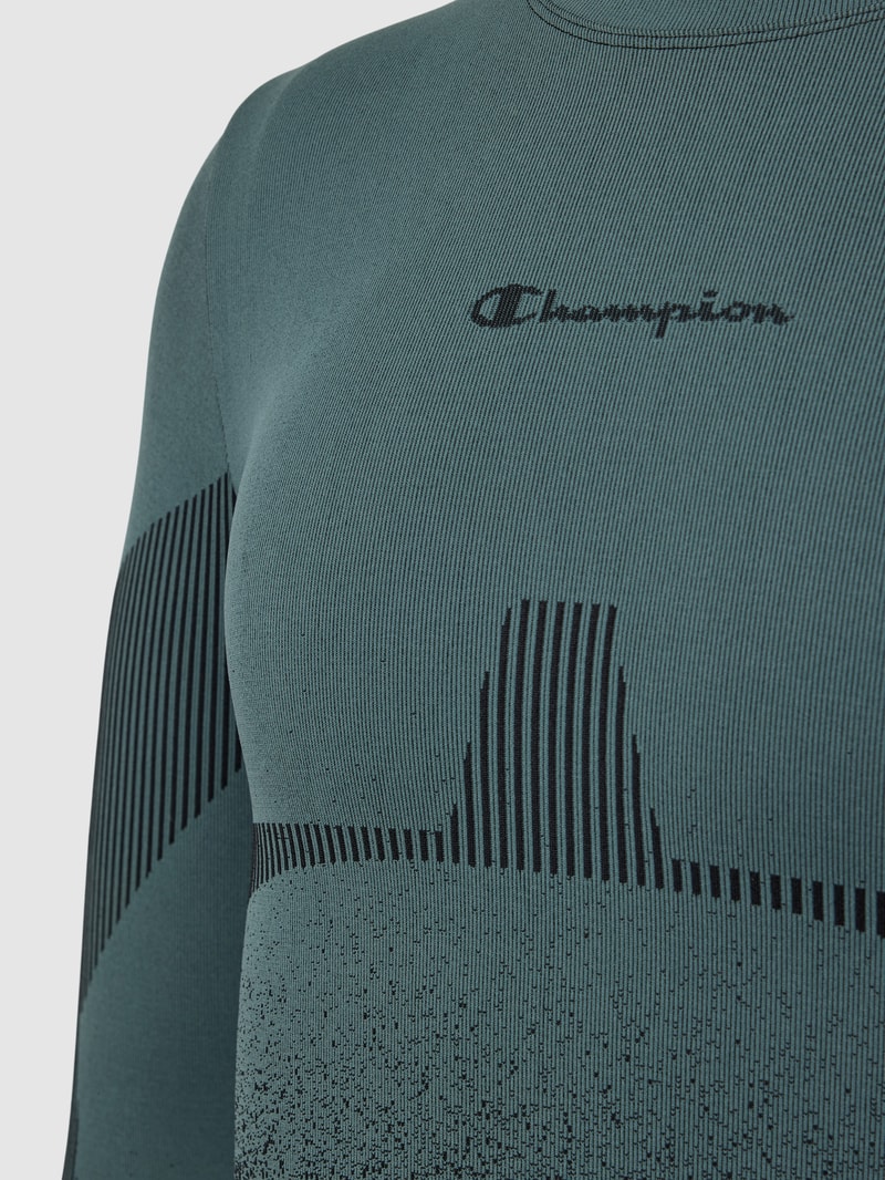 Longsleeve mit Rundhalsausschnitt in bottle