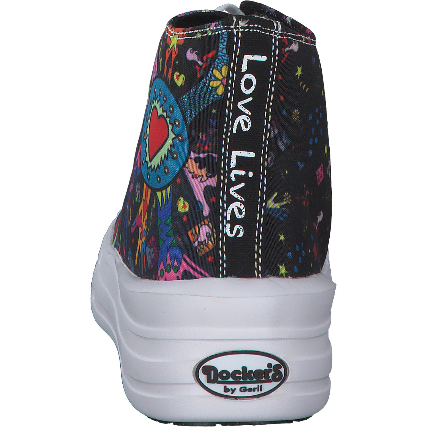 Dockers 50VL202, Sneakers High, Damen, Schwarz