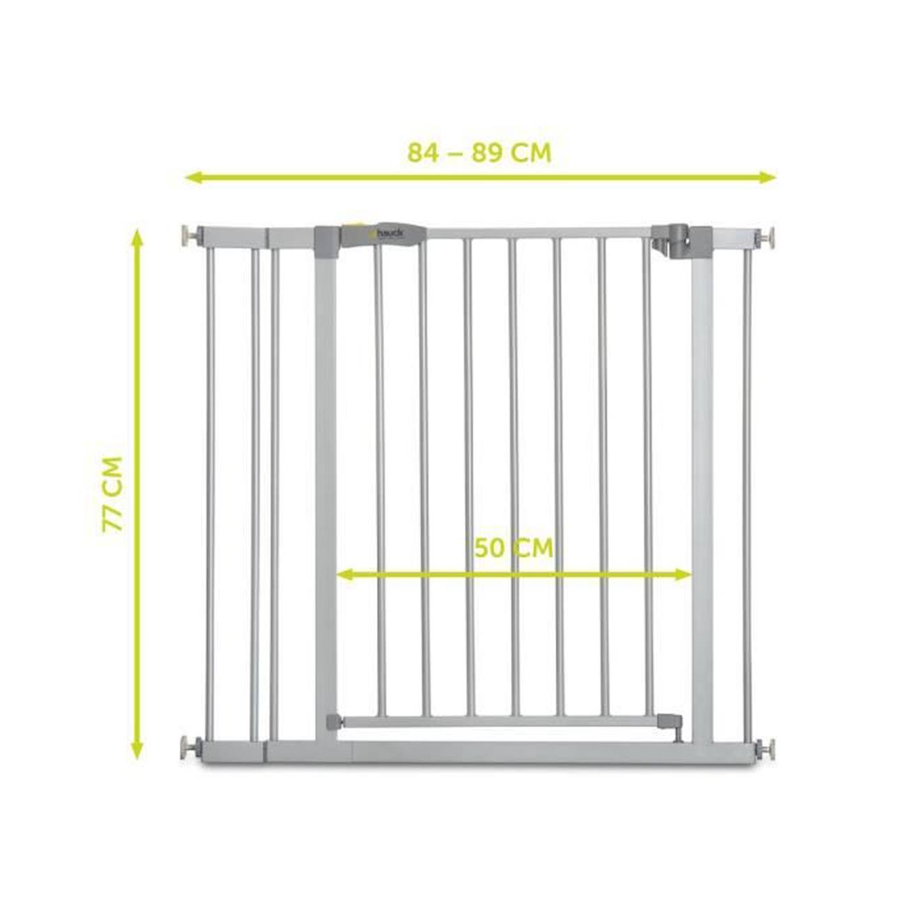 HAUCK Barrière de sécurité enfant Stop'n Safe 2 + extension 9 cm