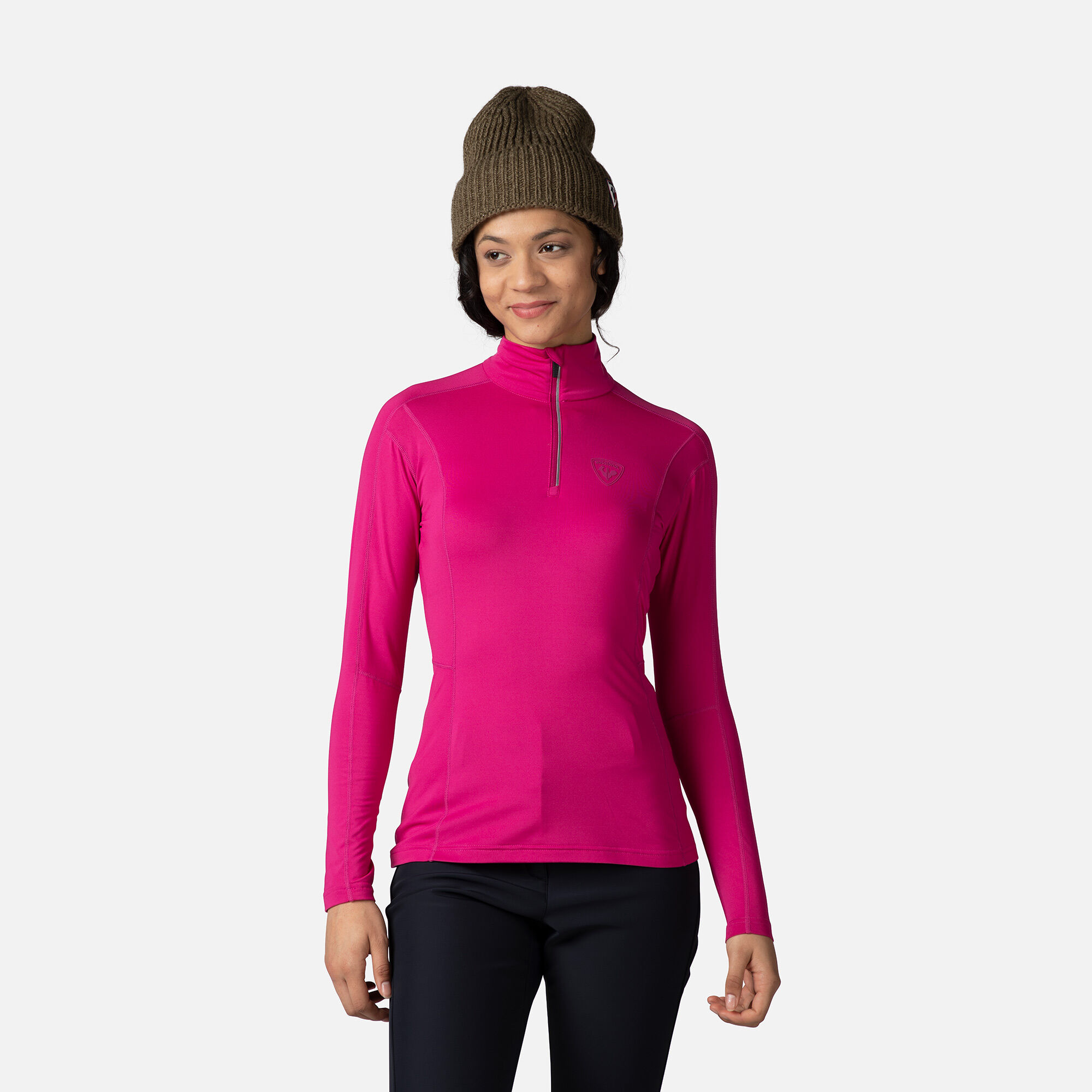 Première couche demi-zip Classique femme