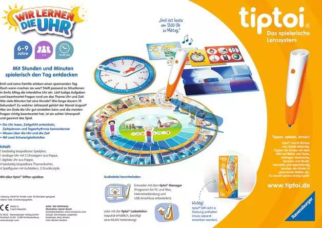tiptoi® Wir lernen die Uhr - Lernspiel ab 6 Jahren