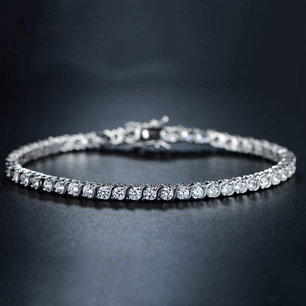 Kim Johanson Tennisarmband Anni (1-tlg), mit Zirkonia Kristalle