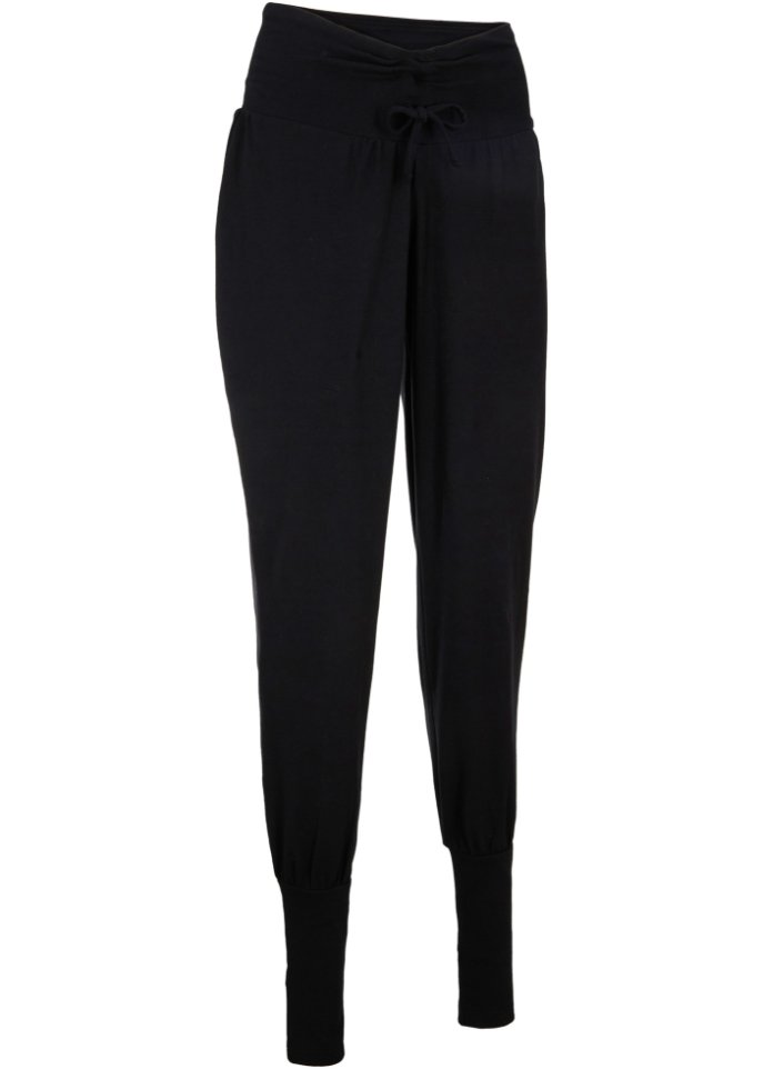 Sport-Yogahose mit Raffung am Bund