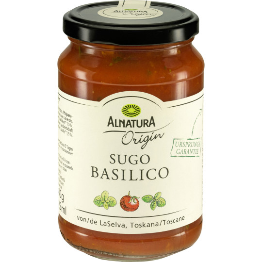 Alnatura Origin Bio Tomatensauce Sugo Basilico 325ML