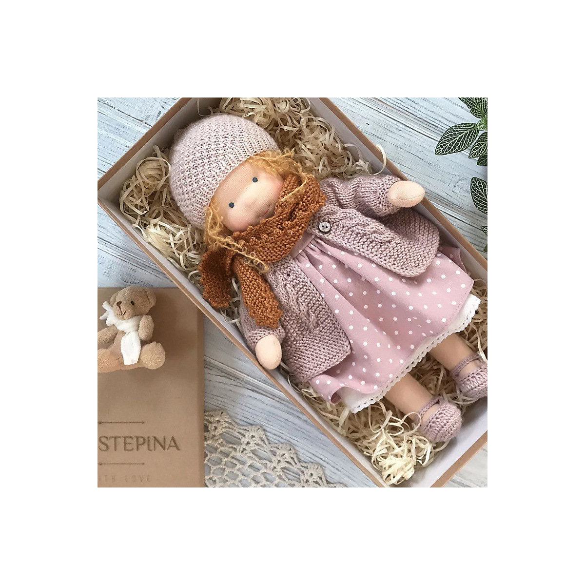 Puppe zum Anziehen für Kinder Handgemachte Mini-DIY-Anziehpuppe