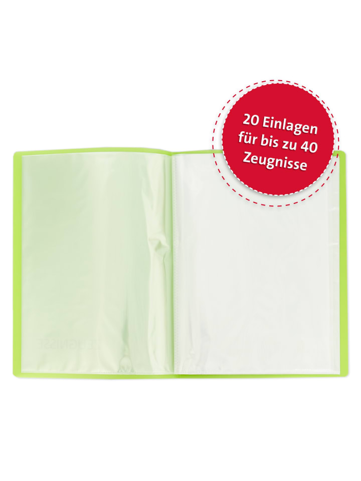 ROTH Zeugnismappe Basic, Grün in Grün günstig kaufen onesize