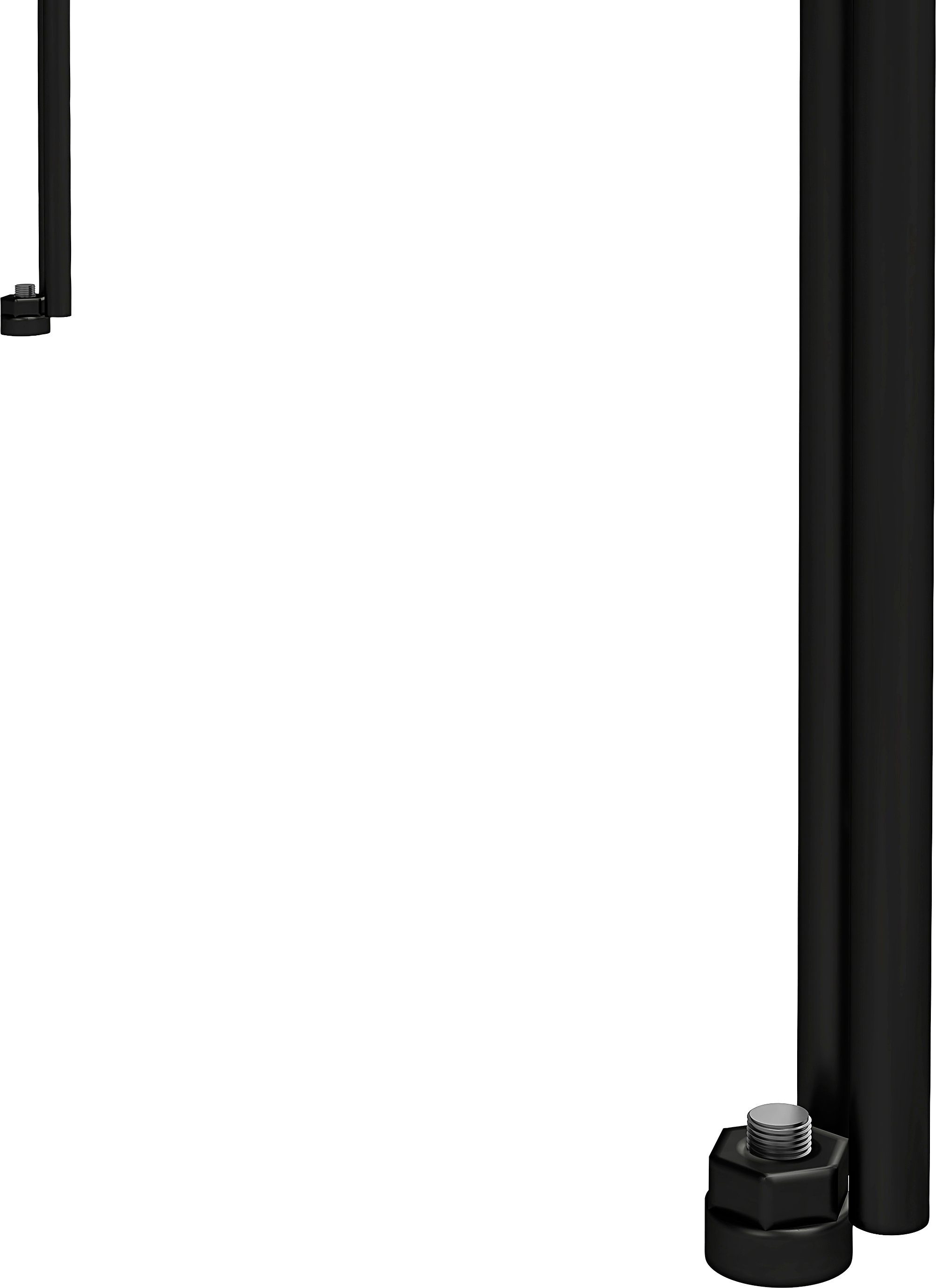Dorel Home Aktenregal Wainwright, 1-tlg., Oberboden aus Glas, Breite 79,5 cm, Höhe 117 cm, Metallregal
