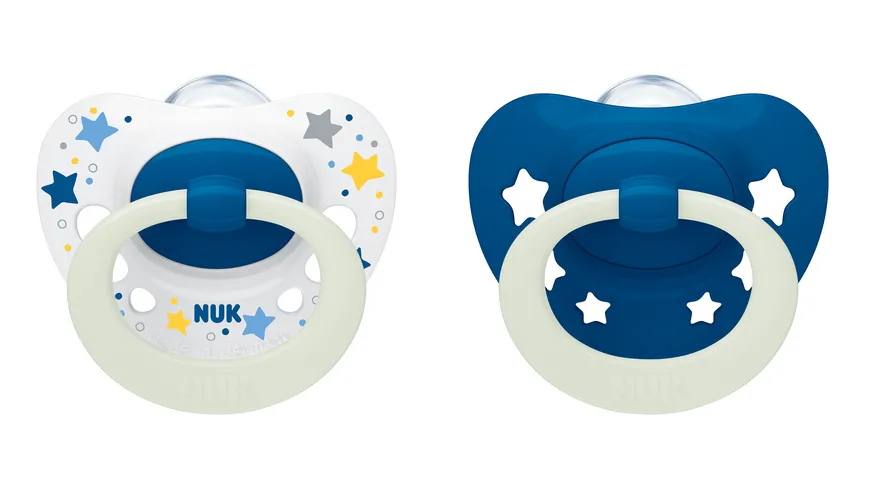 NUK Schnuller Signature Night Silikon 0-6 Monate