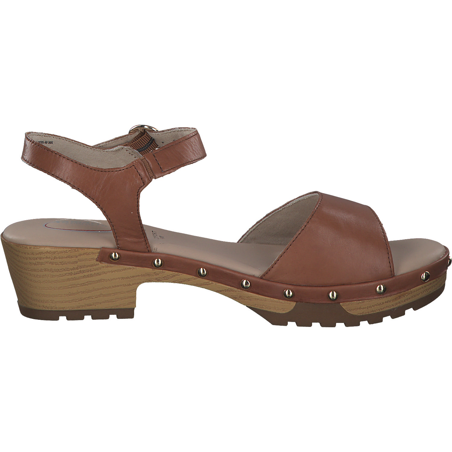 Jana Shoes 88205, Plateau-Sandaletten, Damen, cognac