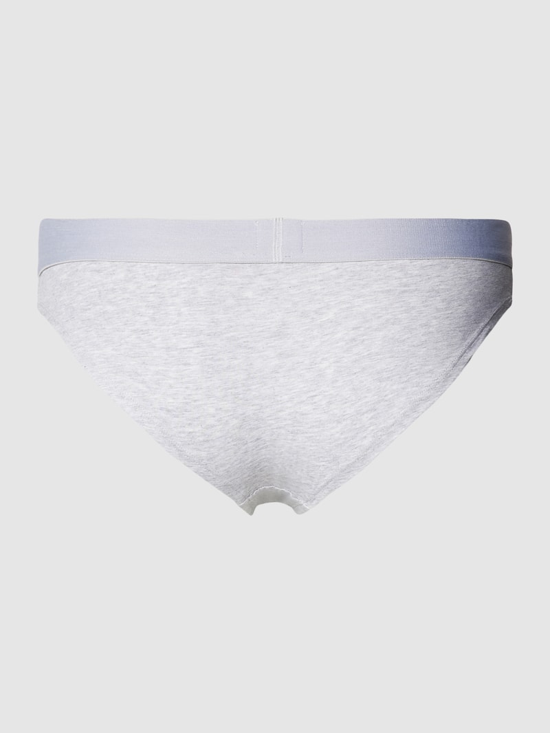 Slip mit Label-Detail Modell 'Red Label' in hellgrau