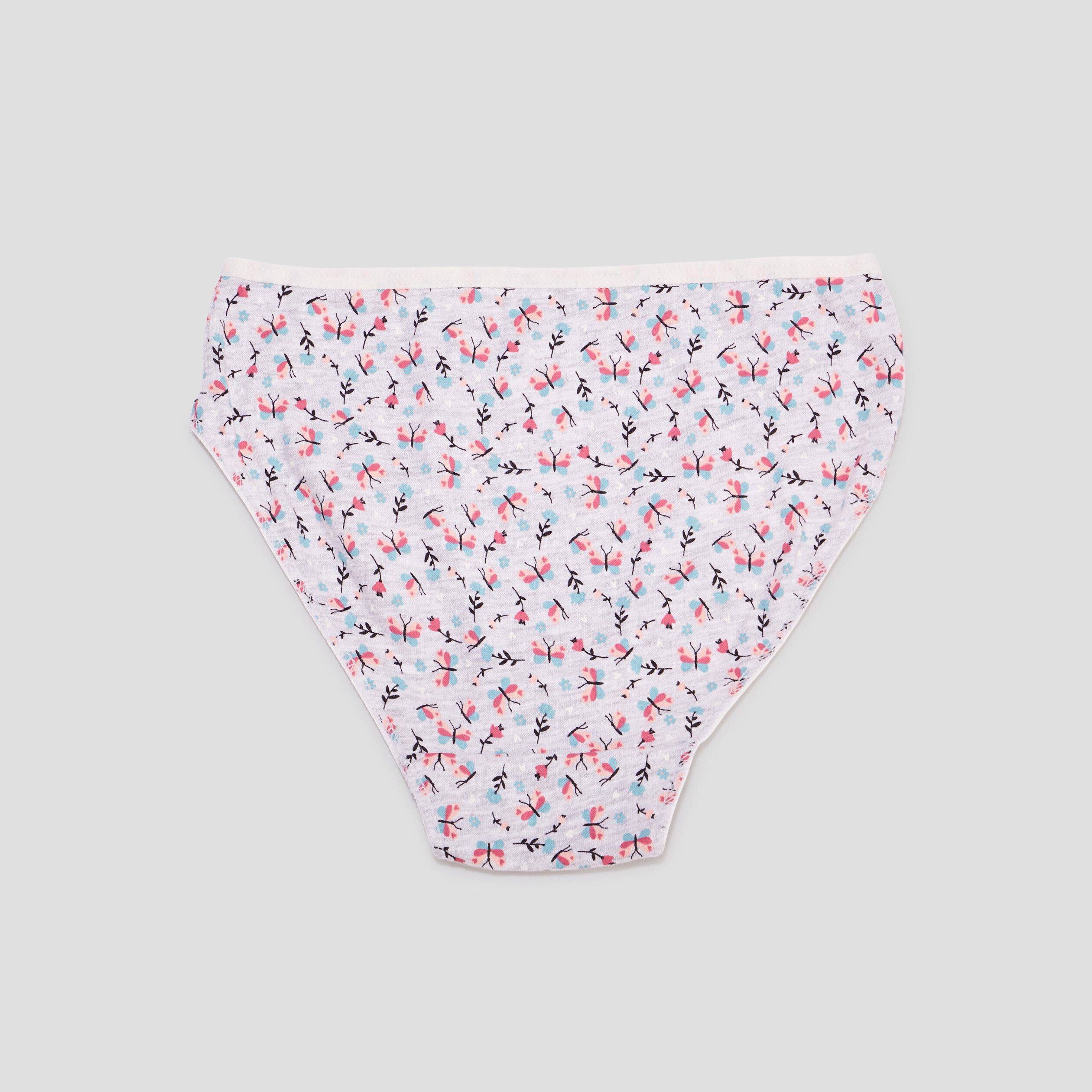 Lot 5 culottes coton gris clair fille | La Halle