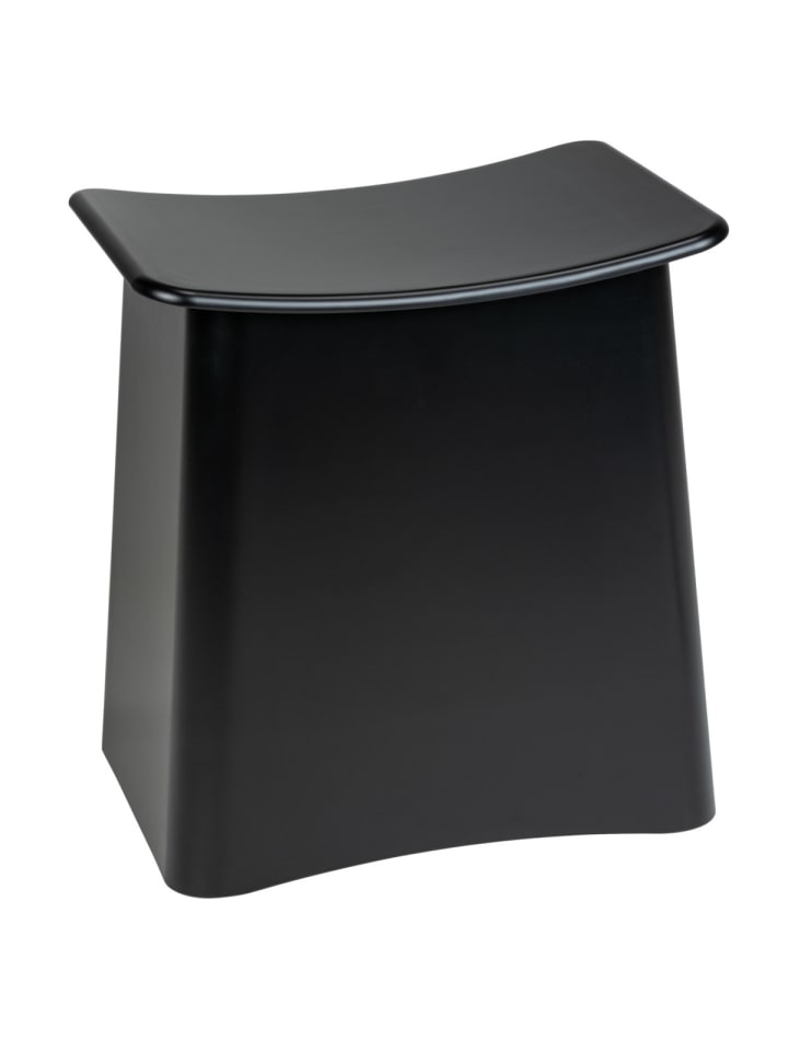 Wenko 2in1 Badhocker Wing Schwarz Matt, 2in1 Badhocker Mod. Wing Schwarz Matt in Schwarz günstig kaufen onesize