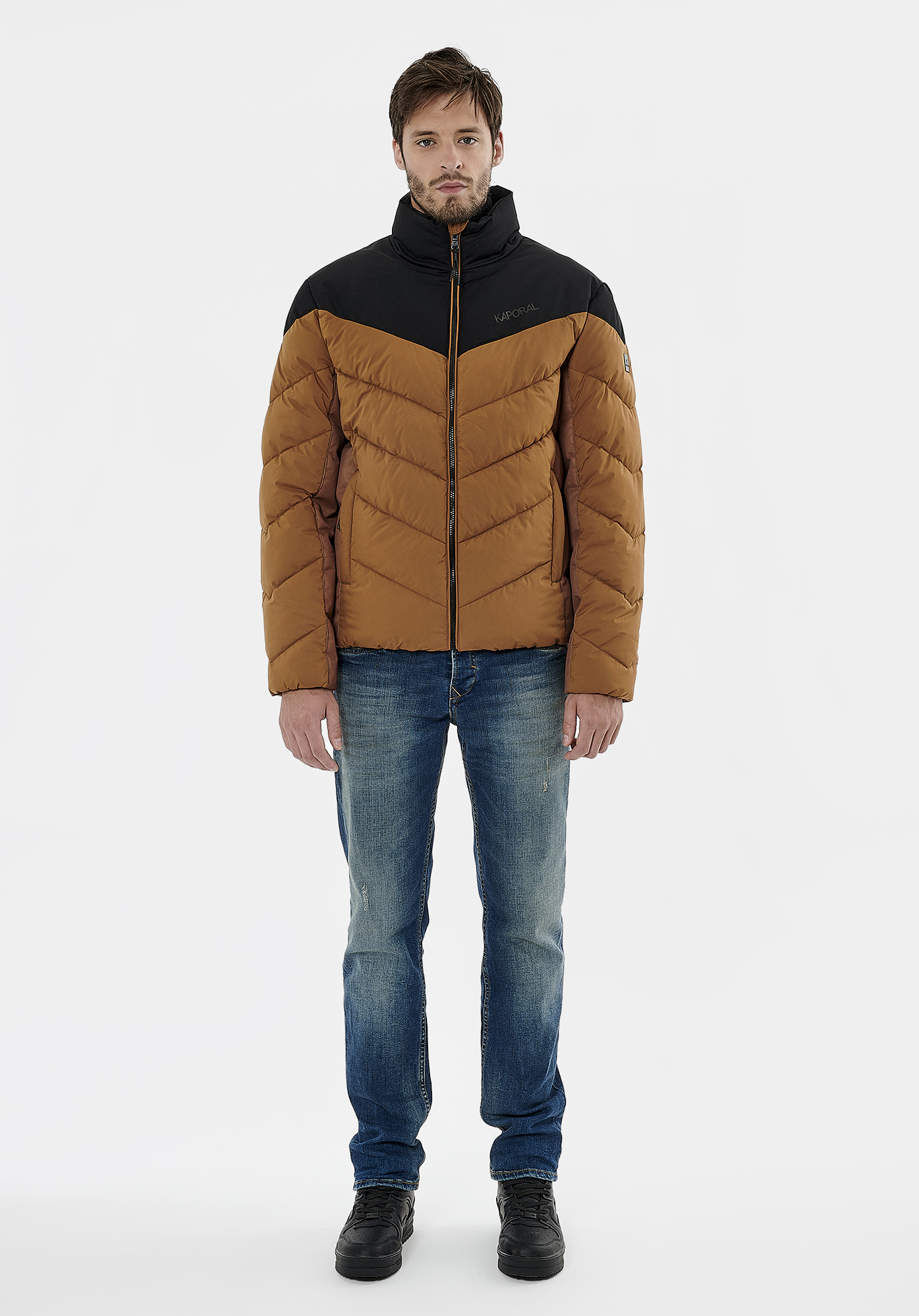 CHAZ   Doudoune marron homme « Aqua-réactive »
