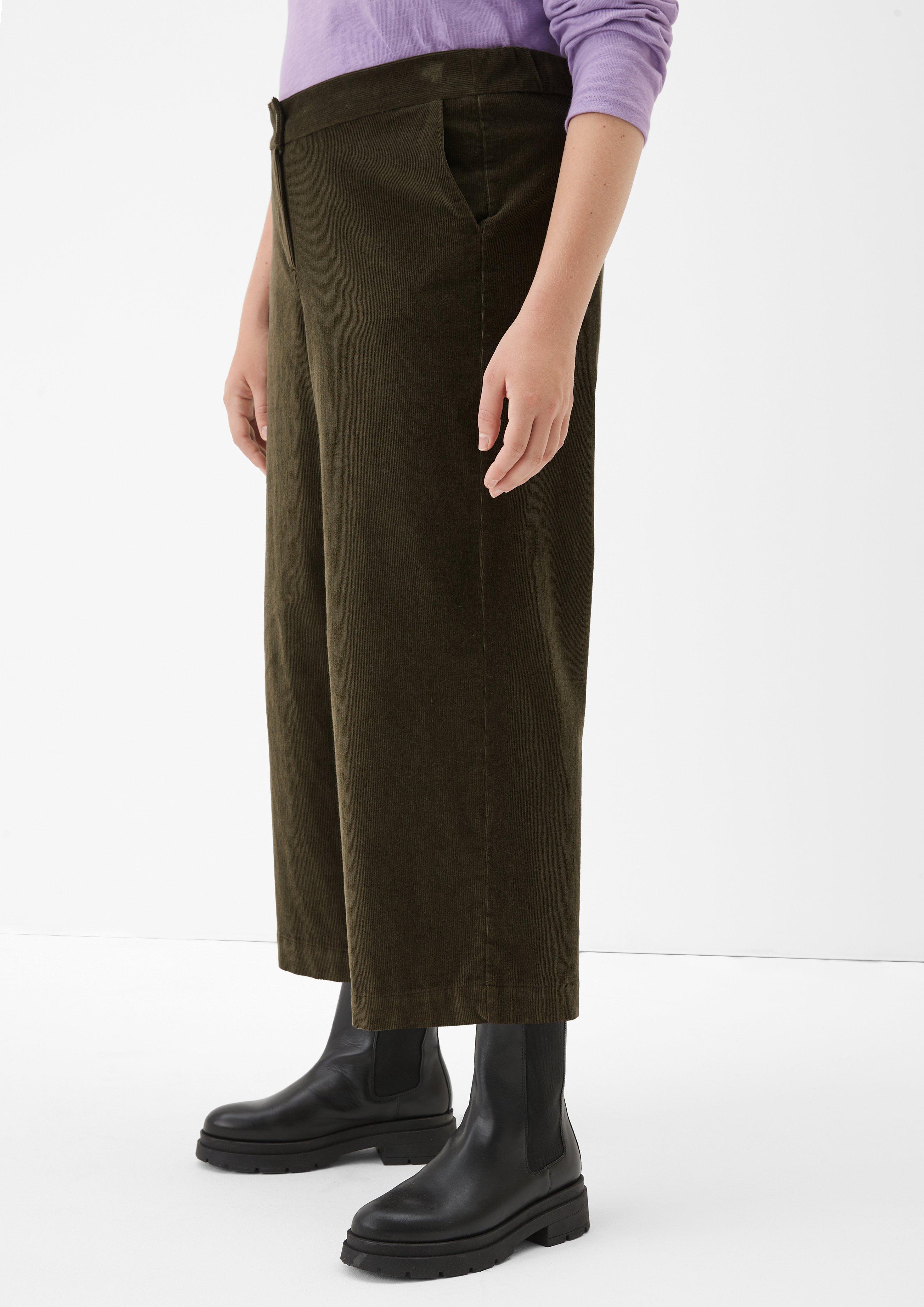 Cord-Culotte aus Stretch-Cotton  2122160-7844