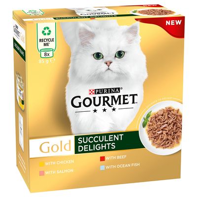 Jumbopack Gourmet Gold Saftig-Feine Streifen 96 x 85 g
