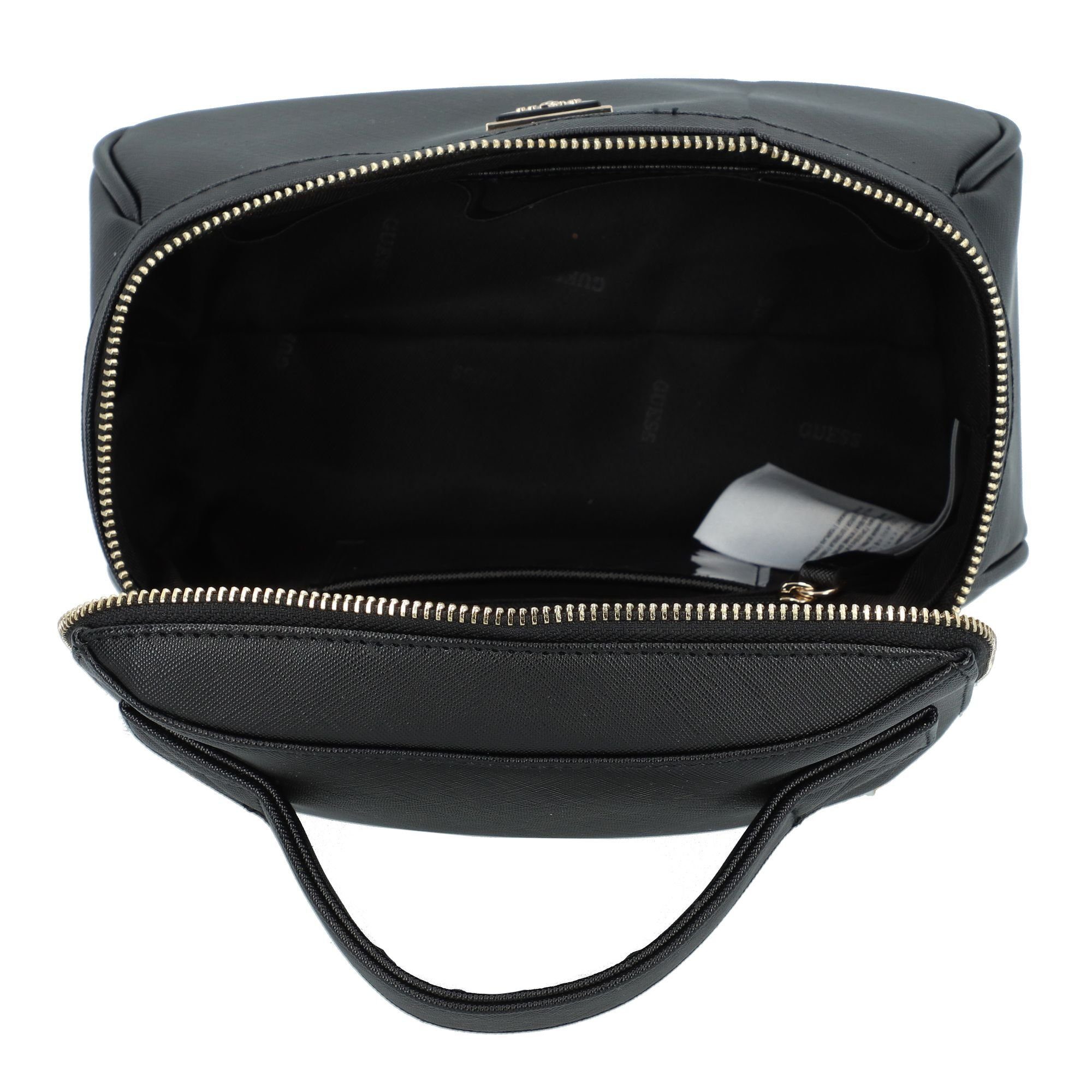 Guess Kosmetiktasche Saffiano, Polyurethan
