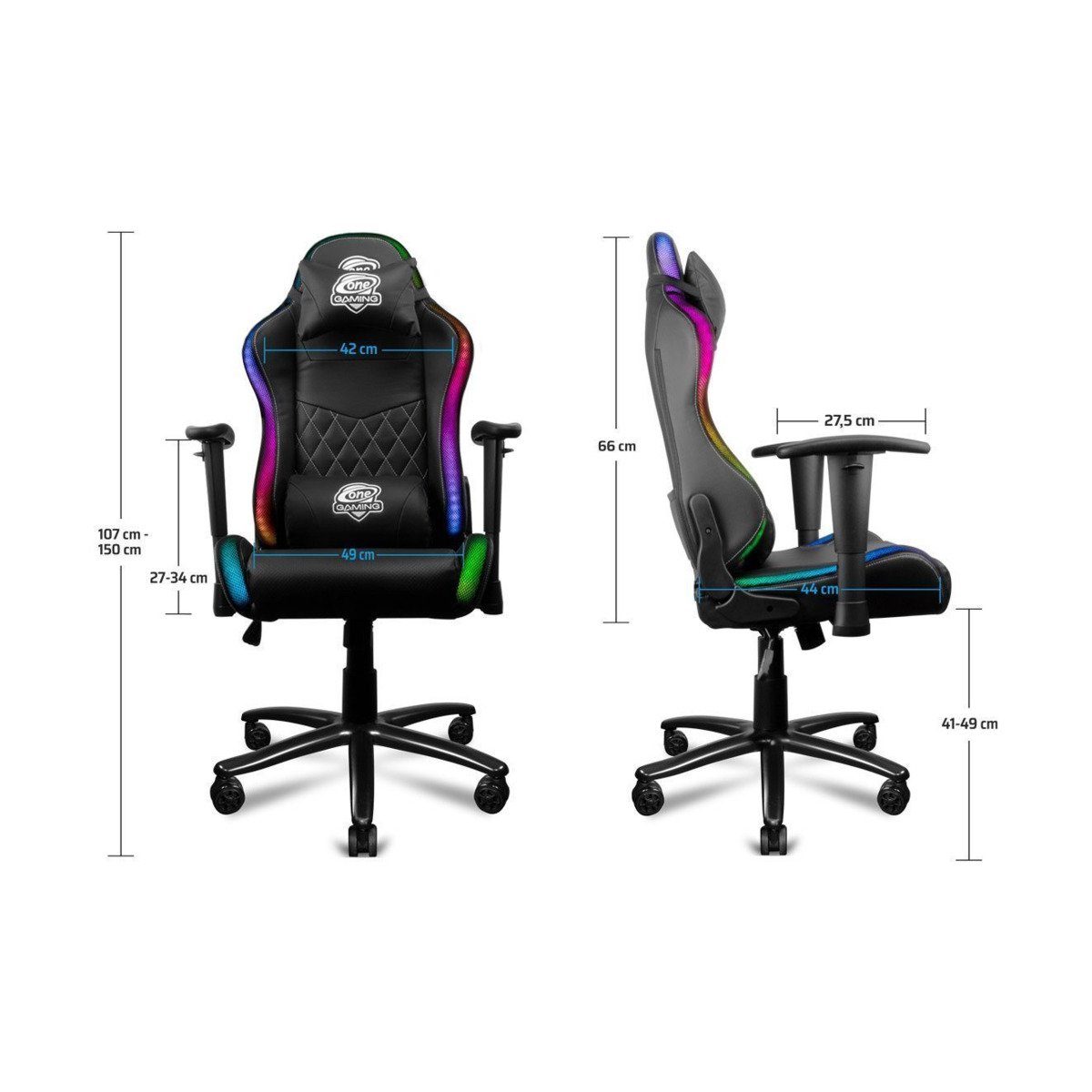 ONE GAMING Gaming Chair Gaming Stuhl ONE GAMING Chair Pro Kids RGB