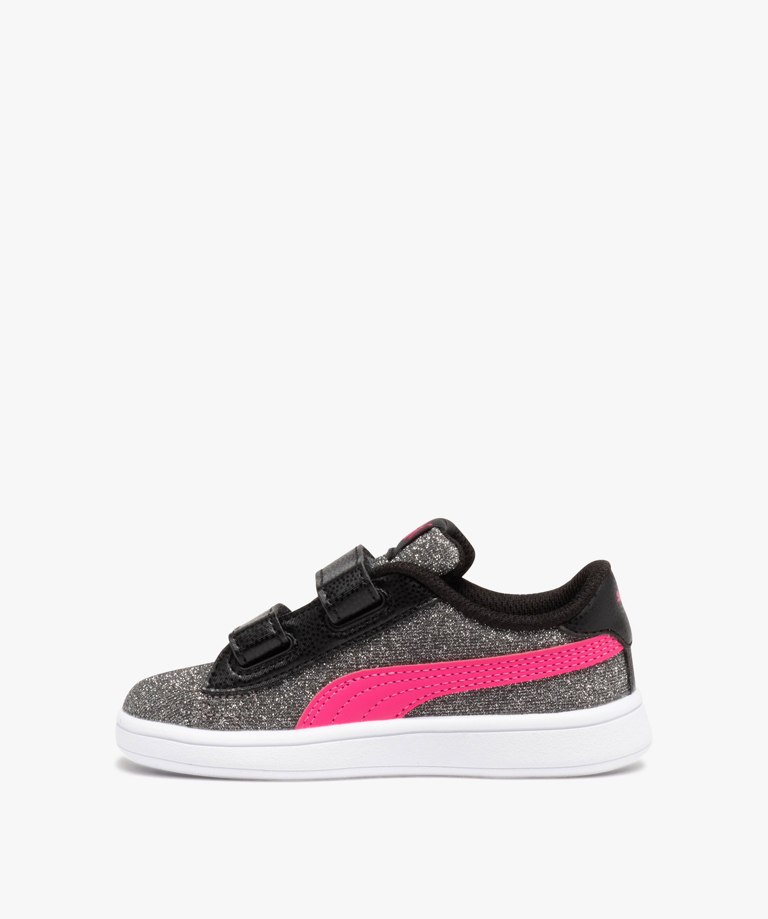 Baskets fille pailletées avec double scratch - Puma noir | GEMO