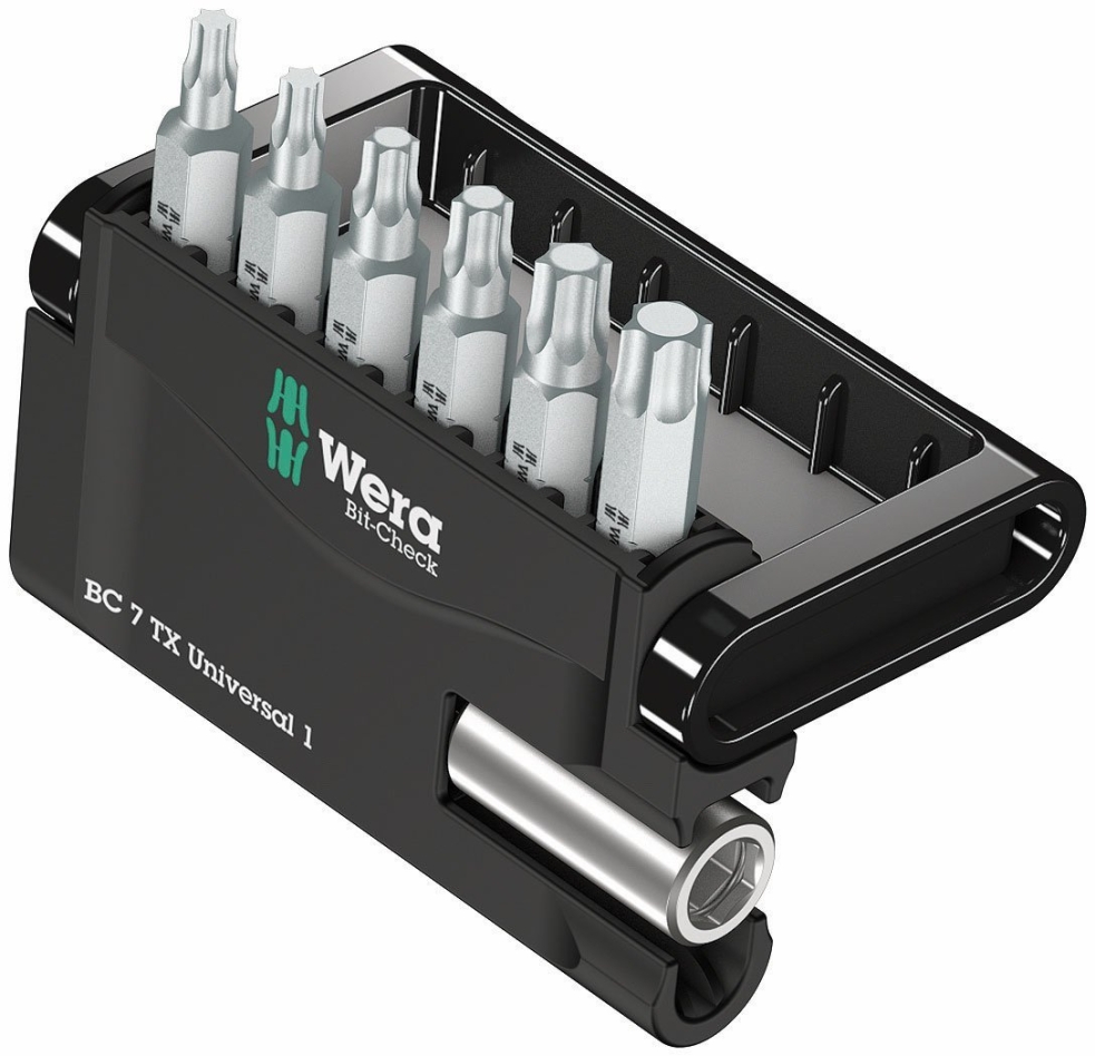 Wera 05056294001 Bit-Check 7 TX Univerzální 1 bitová sada, 7dílná