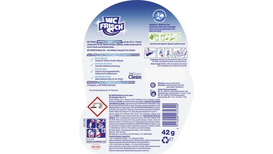 WC FRISCH Brilliant Gel Allin1 Arctic Ocean 42 g