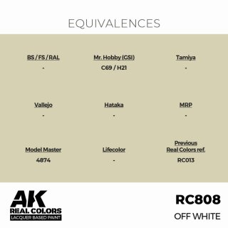 AK - Real Colors - Standard - Off White (17ml)