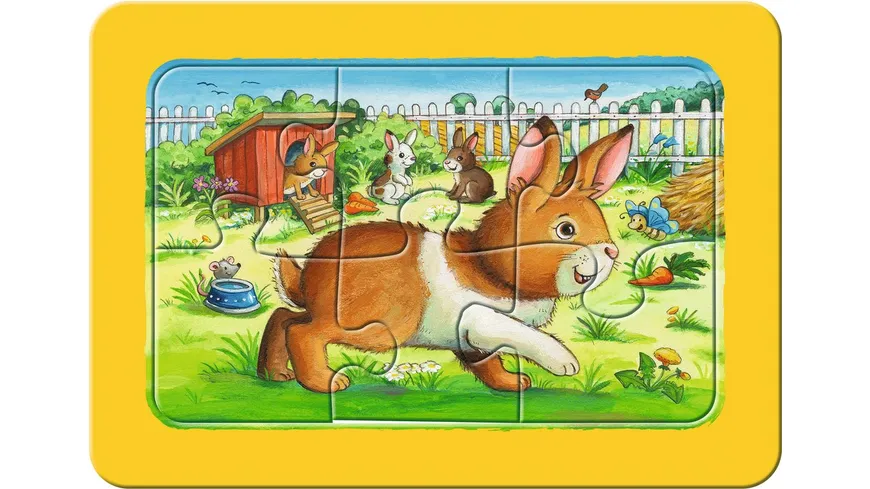 Ravensburger Puzzle - my First Puzzle - Meine Tierfreunde, 6 Teile