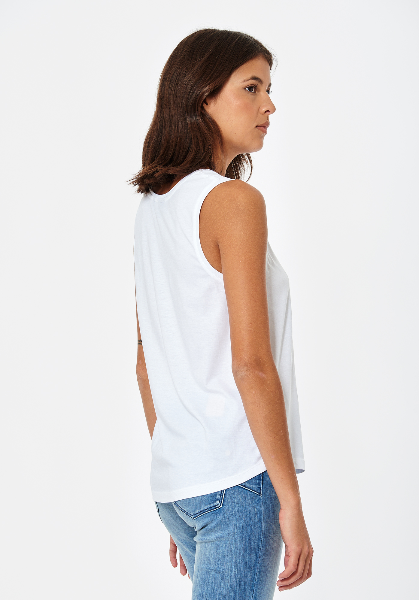 JUPAM  Débardeur blanc Femme