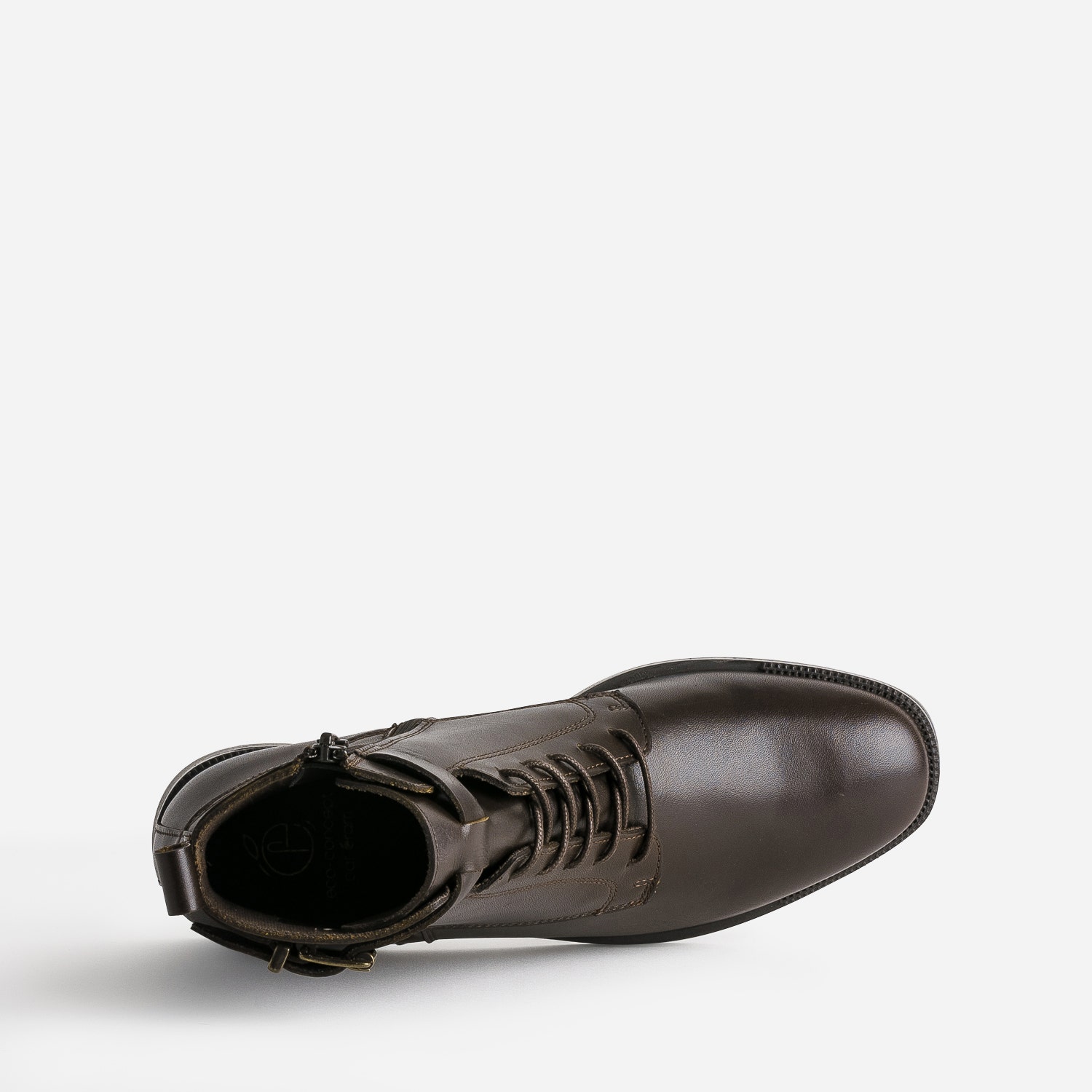 Bottines marron éco-conçue en cuir