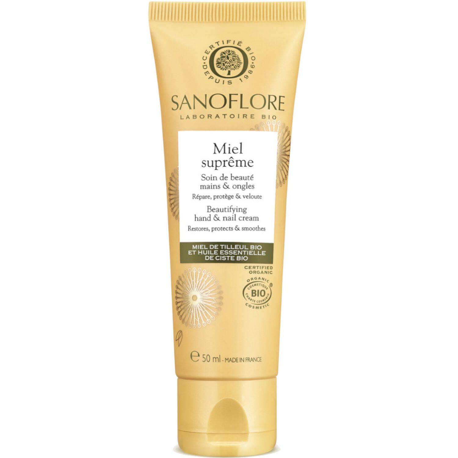 Sanoflore Miel Suprême Mains et Ongles 50 ml